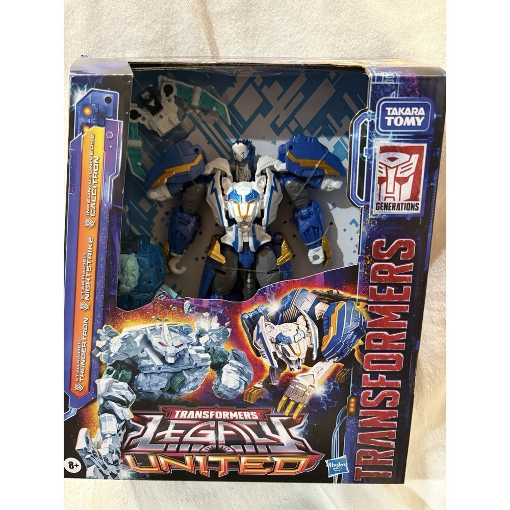 NEW Transformers Legacy United Star Raider Thundertron Calcitron Nightstrike